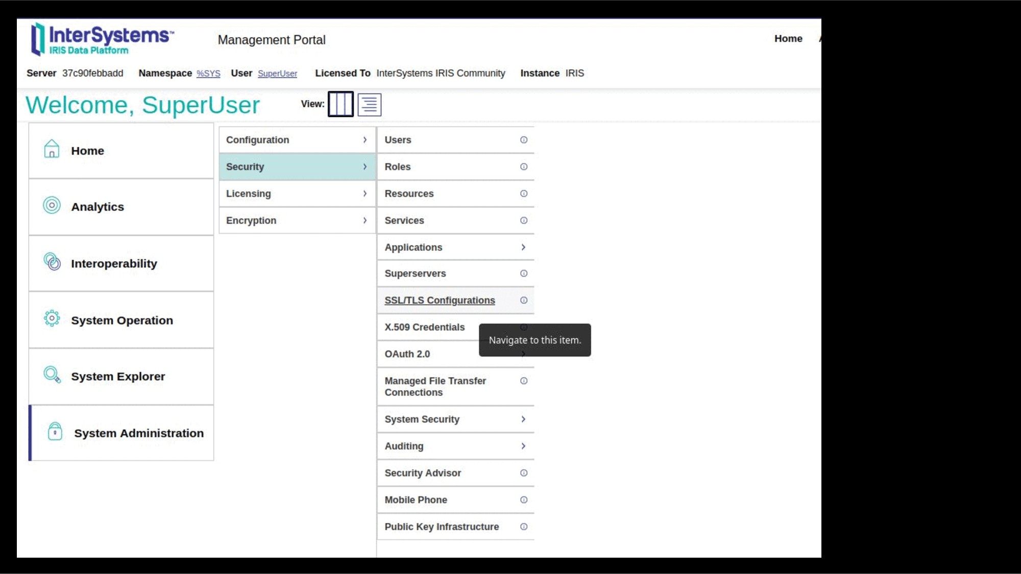 Creating SSL Configs