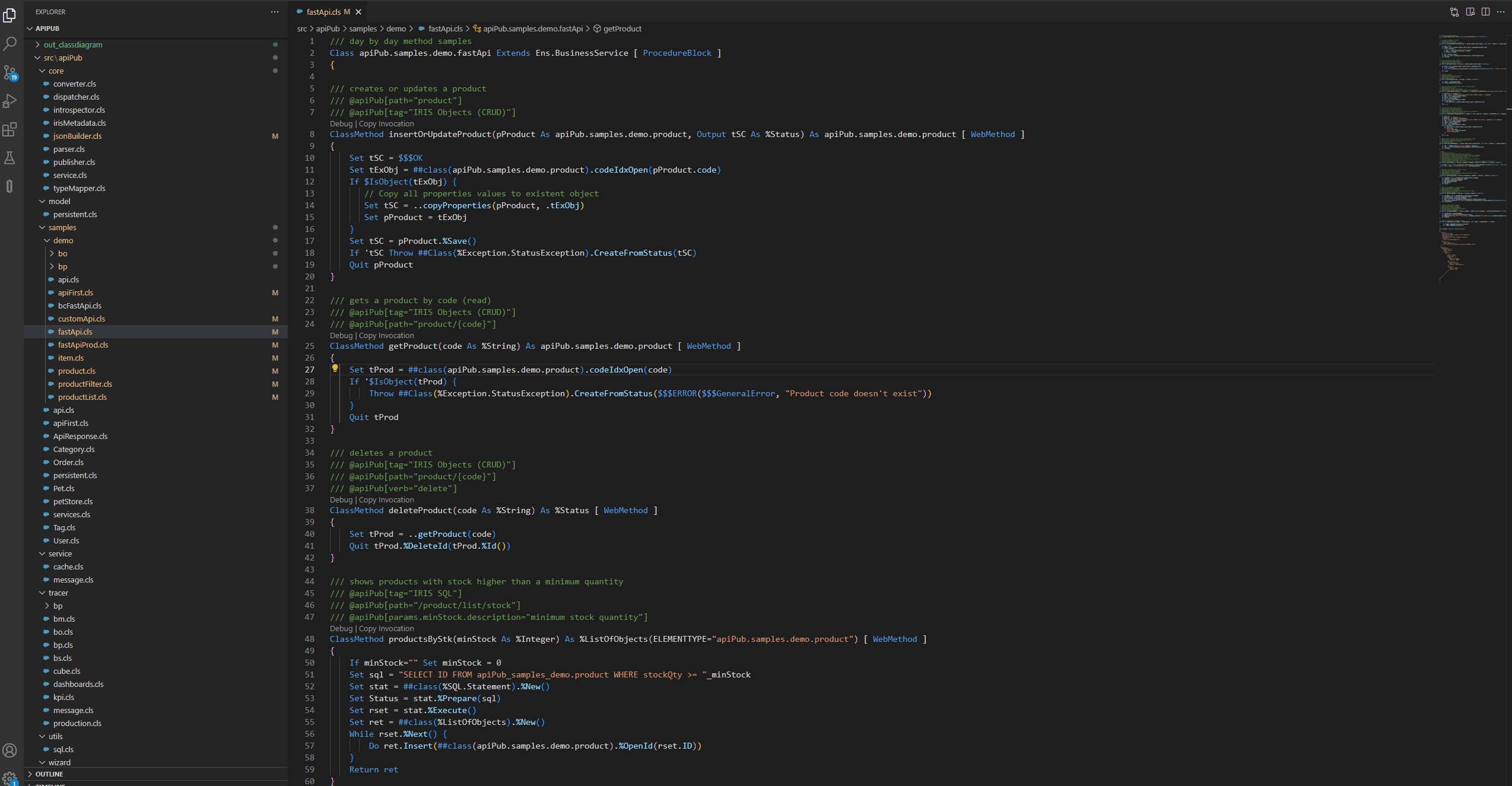 Generate InterSystems ObjectScript Class Diagram