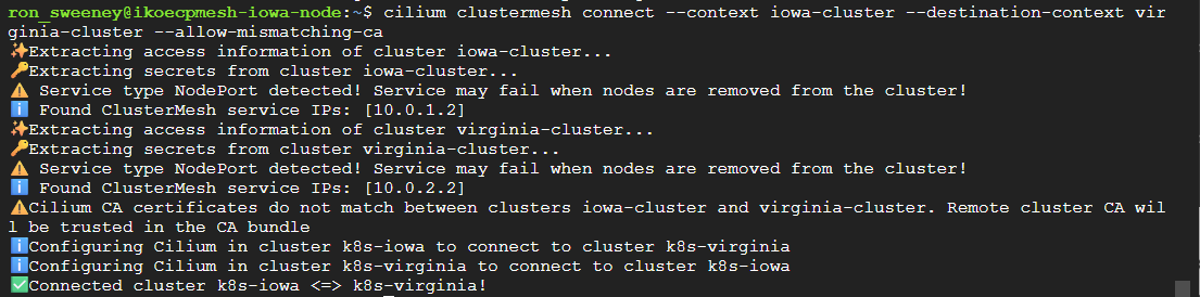 Connect mesh