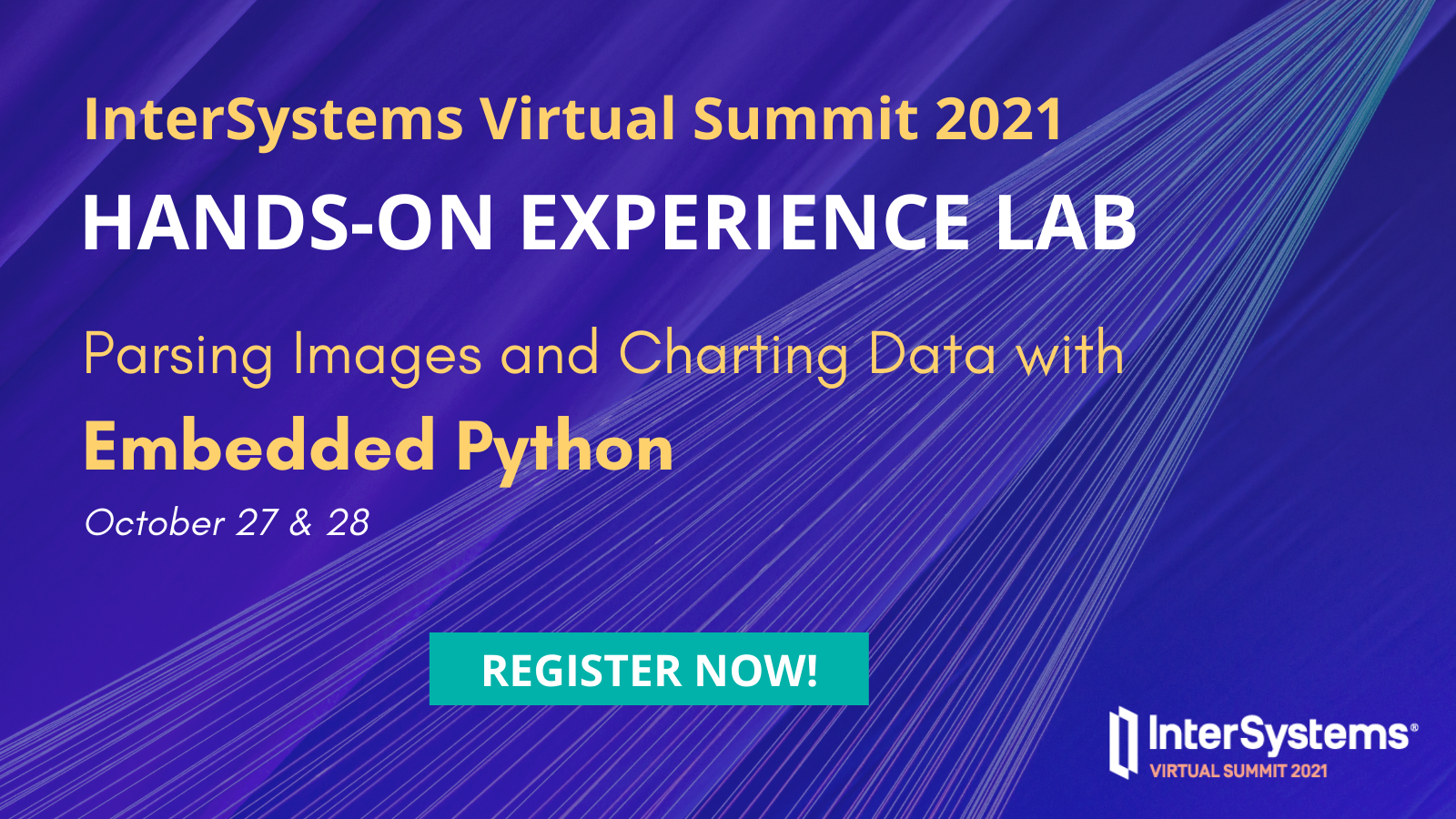 Hands-On Experience Lab: Parsing Images and Charting Data with Embedded Python, Oct. 27&28