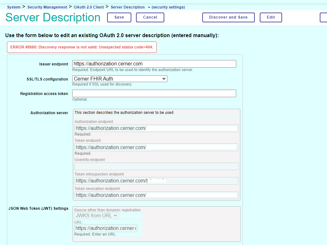 Discovery response not valid error | InterSystems Developer ... image