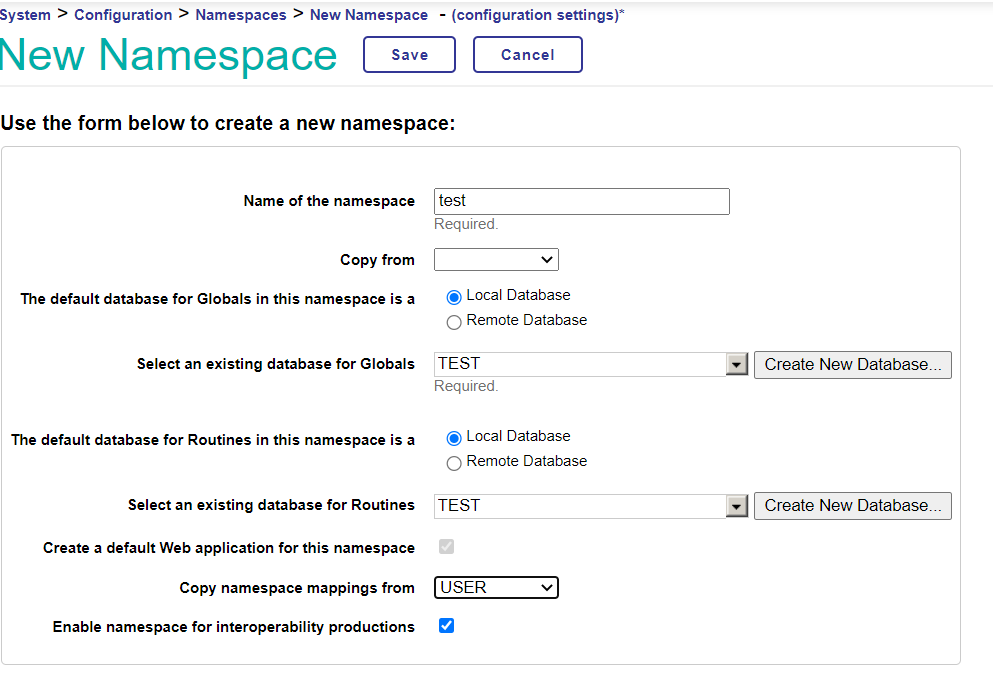 namespace