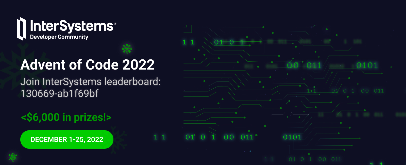 Advent of Code 2022 join ObjectScript contest to win and have fun!