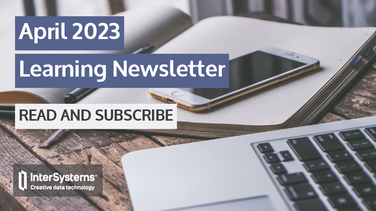 April 2023 Learning Newsletter: Read and Subscribe
