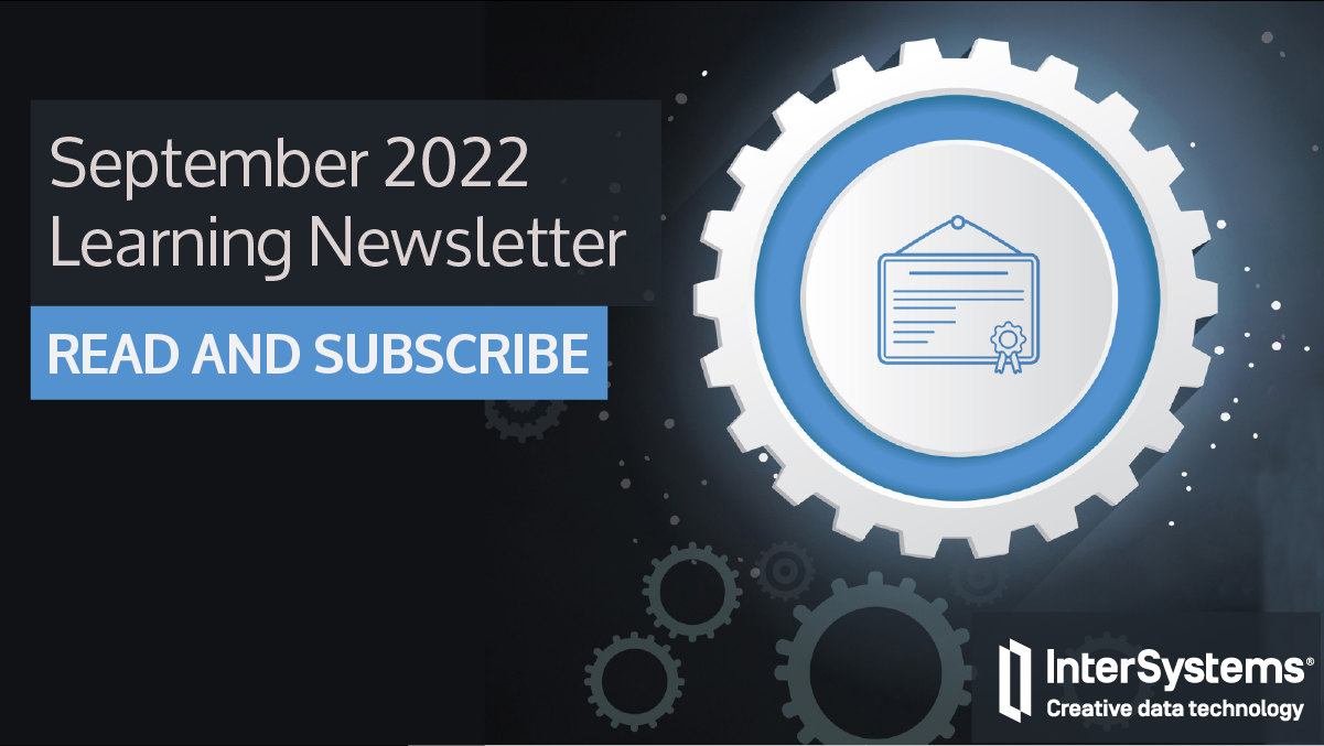 September 2022 Learning Newsletter: Read and Subscribe